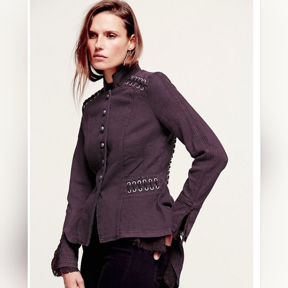 Free People Jackets & Blazers - Free People Victorian Lace Jacket, VGUC, Size S